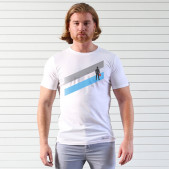 T-Shirt Racing Spirit Stripes 2 Manches Courtes