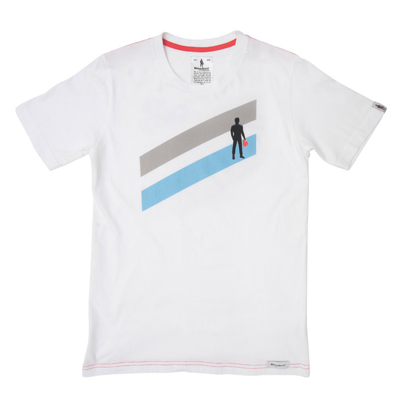 T-Shirt Racing Spirit Stripes 2 Maniche Corte - RS-TS-0006.BL.S - RS/TS/0006/020/S
