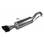 Inoxcar Rear Muffler 2X80XR Black Edition Peugeot RCZ 1.6THP After 2010