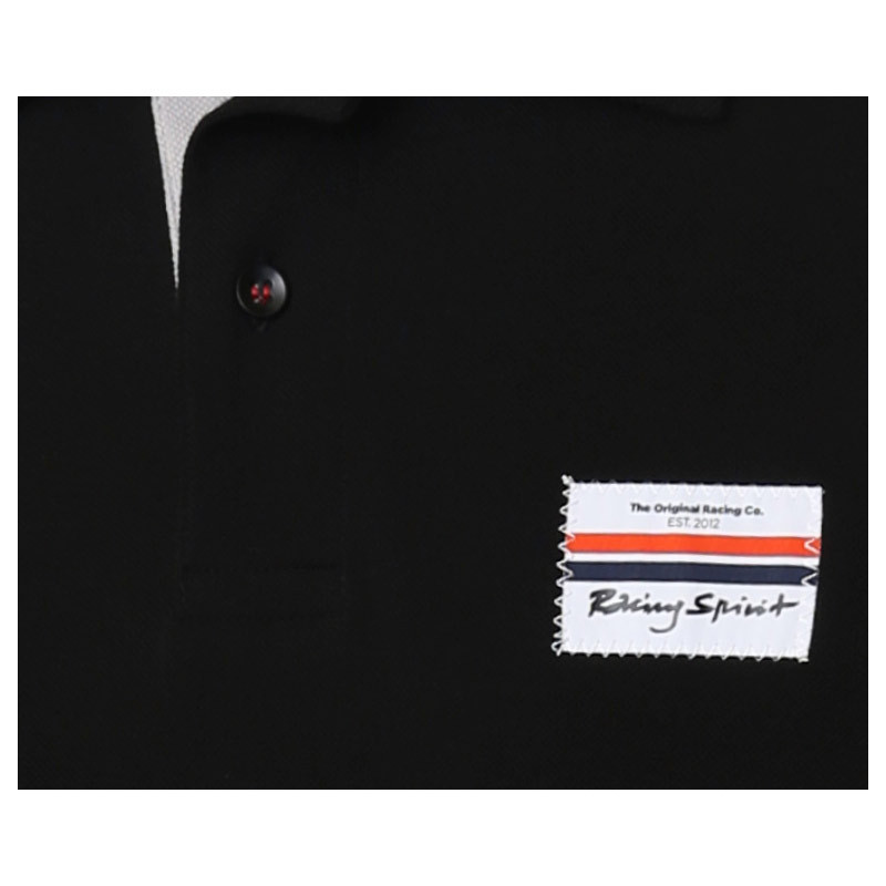 Polo Racing Spirit Logo Maniche Corte - RS-PL-0004.N.XS - RS/PL/0004/071/XS