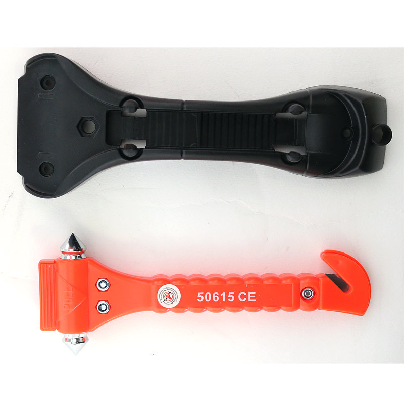 Window Breaker Hammer with Belt Cutter CE - AS-MARTEAU-ECO - 4048769031237