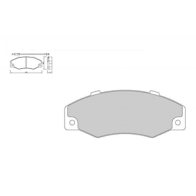 Galfer 1055 Brake Pads Renault 19 - GA-1942300 - 1942300 - 8400160942301