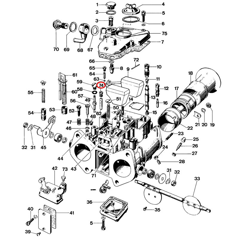 Gicleur Air Starter Weber - W-7750515000 - 7750515000 - 3661768748527