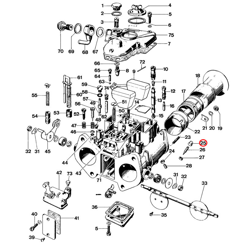 Tapone Vite By-pass Weber - W-1494500300 - 1494500300 - 3661768748534