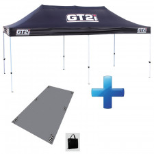 Pack Zelt GT2i Race 3x6 Stahl + Bodenplane