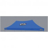 Pack Zelt GT2i Race blau 3x6 Stahl + Bodenplane