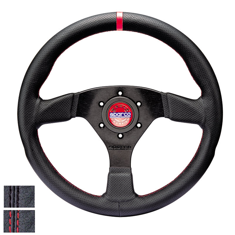 Volante Sparco R383 Champion Pelle Liscia - 015R383PLUN.R - 015R383PLUNRS