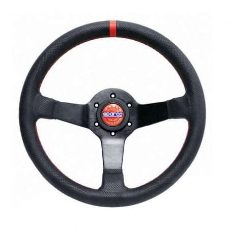 Lenkrad Sparco Champion Tulipé Leder Schwarz