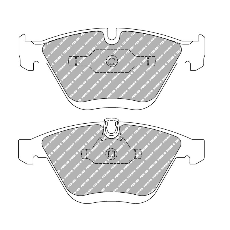 Ferodo DS2500 Front Brake Pads BMW E60 / E61 / E63 / E64 / E65 - F-CP1628W - FCP1628W - 3661768841051