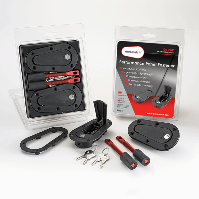 Aerocatch® Motorhaubenbefestigung mit Schlüsselverschluss (pro Paar) - AS-499NAC - 120-2100 - 3661768329665