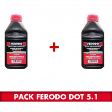2 Cans of Ferodo DOT 5.1 Brake Fluid Pack