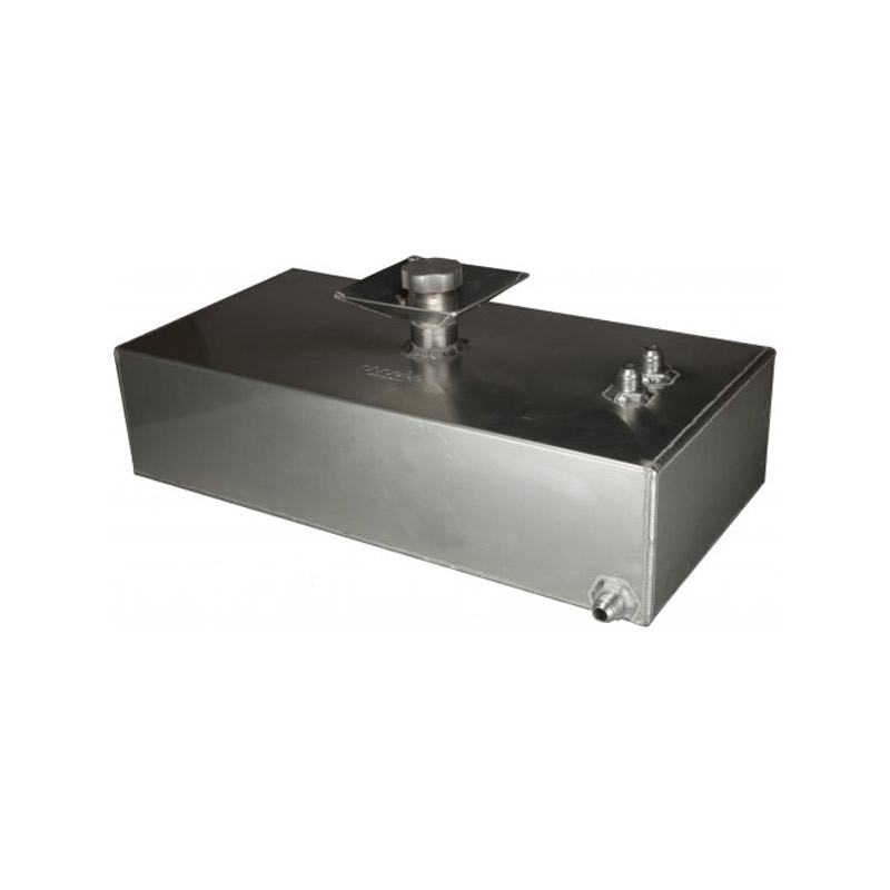 8 Gallon Square Aluminium JIC Fuel Tank with Splash Bowl - OBP-FTSBJIC006 - OBPFTSBJIC006 - 3661768862308