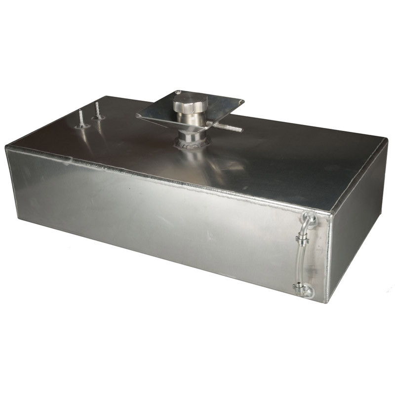8 Gallon Square Aluminium Fuel Tank with Splash Bowl - OBP-FTSB006 - OBPFTSB006 - 3661768862247