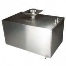 8 Gallon Square Aluminium Fuel Tank with Splash Bowl   Sender Hole
