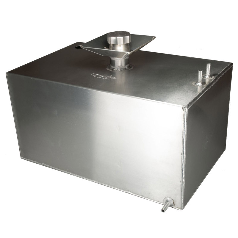 8 Gallon Square Aluminium Fuel Tank with Splash Bowl   Sender Hole - OBP-FTSSB03 - OBPFTSSB03 - 3661768862391