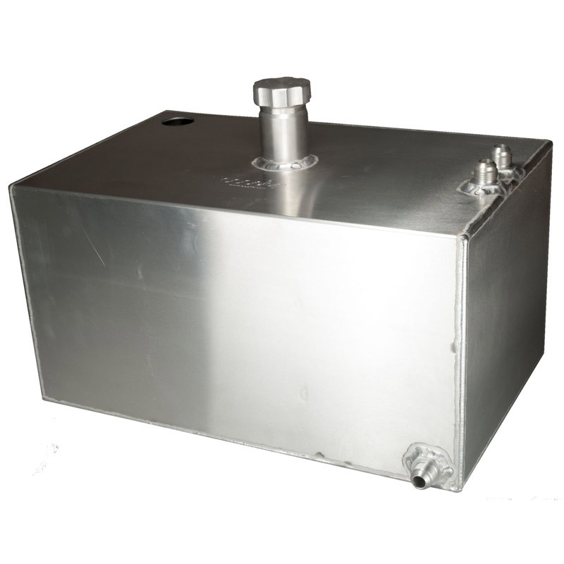 8 Gallon Square Aluminium JIC Fuel Tank with Sender Hole - OBP-FTSJIC03 - OBPFTSJIC03 - 3661768862360