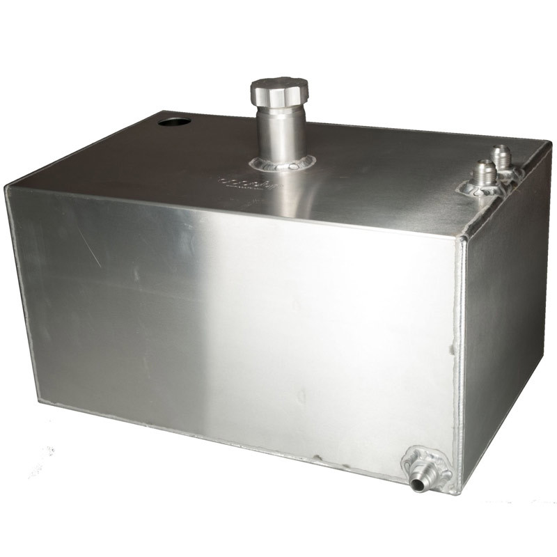 6 Gallon Square Aluminium JIC Fuel Tank with Sender Hole - OBP-FTSJIC02 - OBPFTSJIC02 - 3661768862353