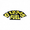obp Standard Pit Board Numbers High Visibility YELLOW 
