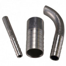 Raccord rainuré OBP 9,8mm ODx65,8mm droit