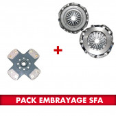 Pack Embrayage Mécanisme + Disque Rigide Renault Clio 16S / Williams 200mm