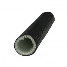 Silikon-Wärmeschutzschlauch Schwarz Durchmesser 25mm Länge 1m