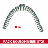 Pack Ecrous Plats Acier 12x125 GT2i