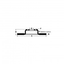 4-Loch Bremsscheibe vorne Tarox F2000 Suzuki Swift 1.6 16S