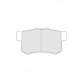 Plaquettes de Frein CL Brakes (Carbone Lorraine) RC8 Arrière Honda Integra Type R