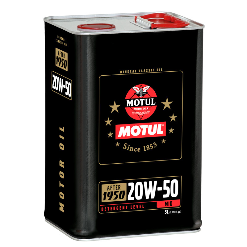 Huile Moteur Motul Classic 5L 20W50 - MOT-C20W50-5L - 110622 - 3374650294261