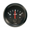 Ampèremètre 60A VDO Cockpit International Fond Noir Diamètre 52mm