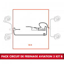 Pack sistema di freno aviazione Kit B