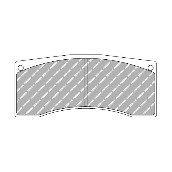 Plaquettes de frein Ferodo DS3000 avant pour FORD Fiesta 1.6 R5 rally (asphalt & gravel) 01.13 -  étrier BREMBO - F-RP3087R - FRP3087R - 3661768324387