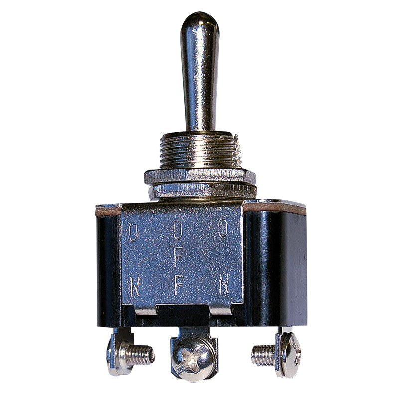 Interrupteur ON / OFF / ON Metal Chrome - LU-K893 - 3661768058572