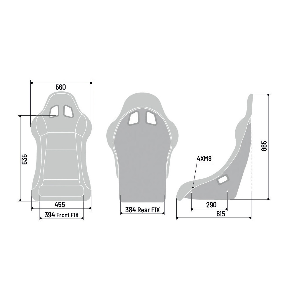 Sparco REV QRT Schalensitz - 008014RNR - 008014RNR - 8033280302818