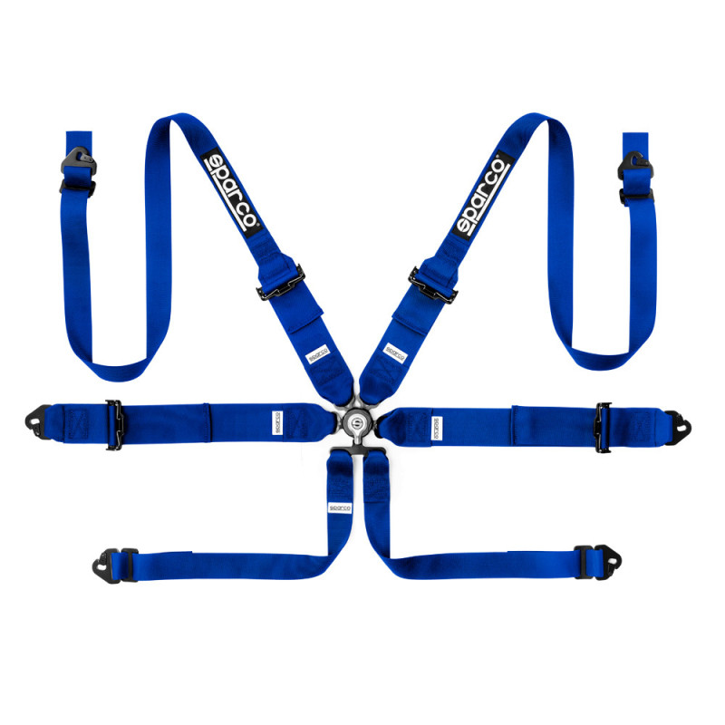 Harnais 6 points Sparco Competition H-3+2 - 04818RH1.N - 04818RH1NR