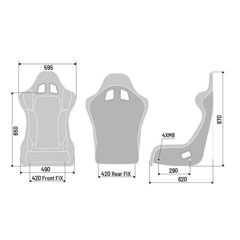 Sedile Racing Sparco GRID Q SKY - 008009RNRSKY - 008009RNRSKY - 8033280308605