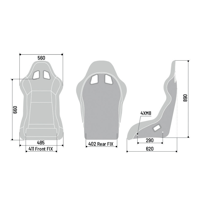 Siège Baquet Sparco EVO QRT SKY - 008007RNRSKY - 008007RNRSKY - 8033280308568