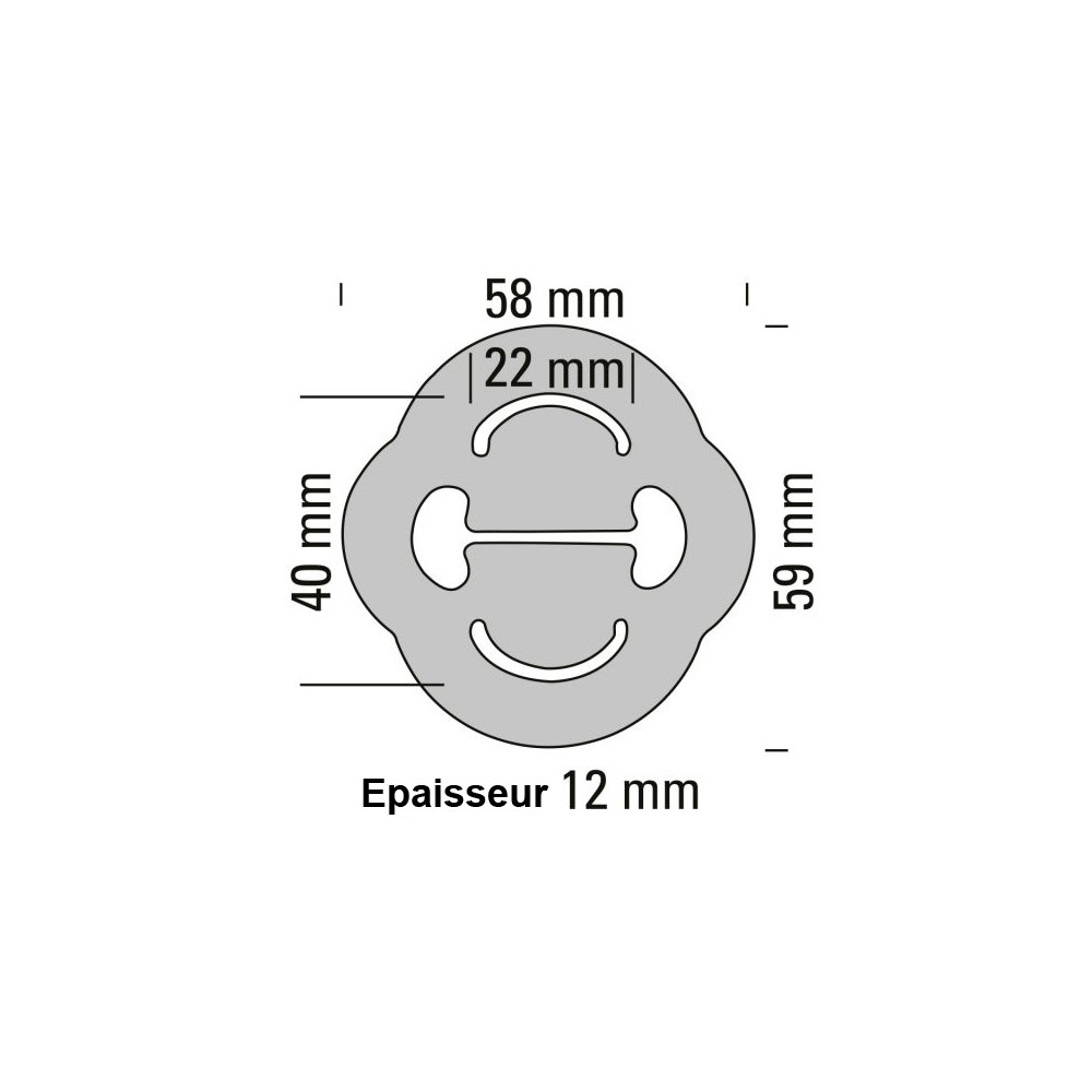 Silentbloc Auspuff 220°C POWERSPRINT Länge 58mm - PS-909918 - 909918 - 3661768257807