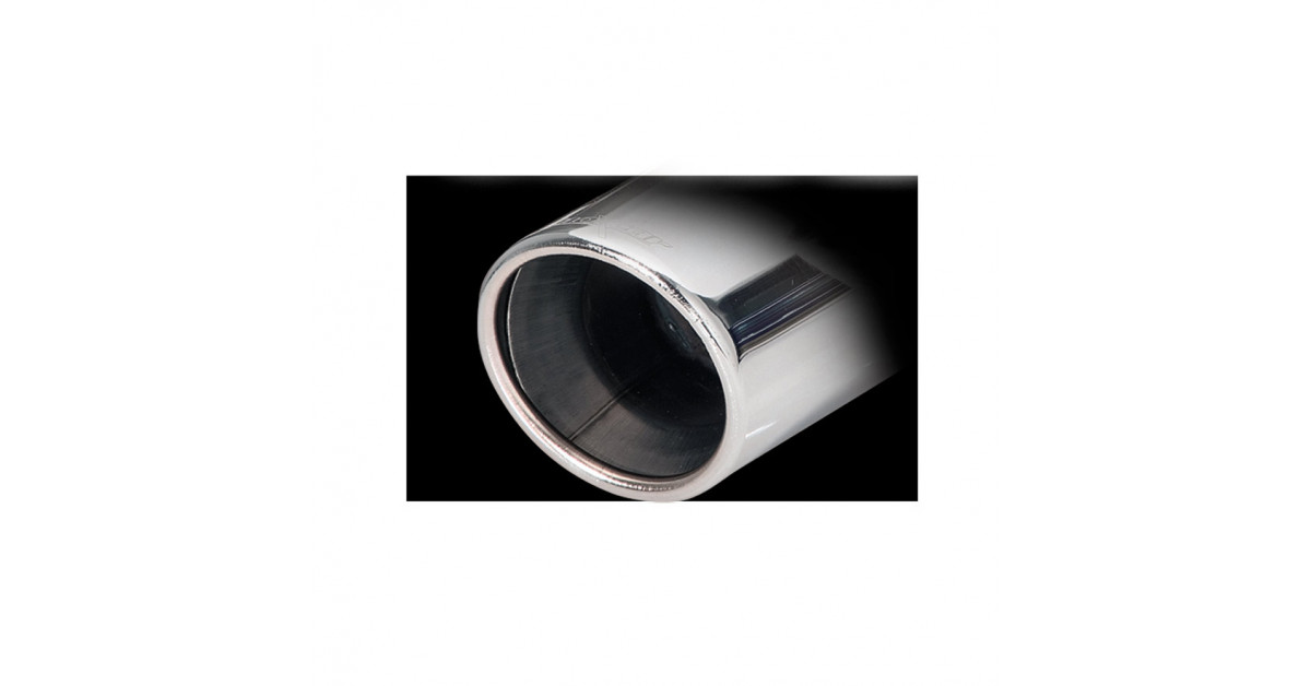 Inoxcar Round Exhaust Outlet Diameter 80 X-Race Chrome length 250mm