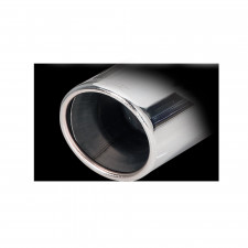Uscita Scarico Inoxcar Tonda Diametro 80 X-Race Chromo lunghezza 250mm