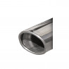 Inoxcar Oval Exhaust Outlet Diameter 90x70mm length 250mm