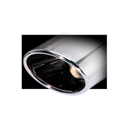 Sortie Echappement Inoxcar Ovale Diamètre 150x105 Chrome longueur 300mm