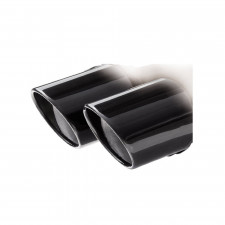 Auspuff Inoxcar 2x80 Black Edition Länge 230mm