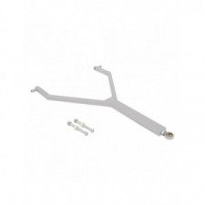 Zug-/Geschirrstange für klappbaren Reifenwagen grau