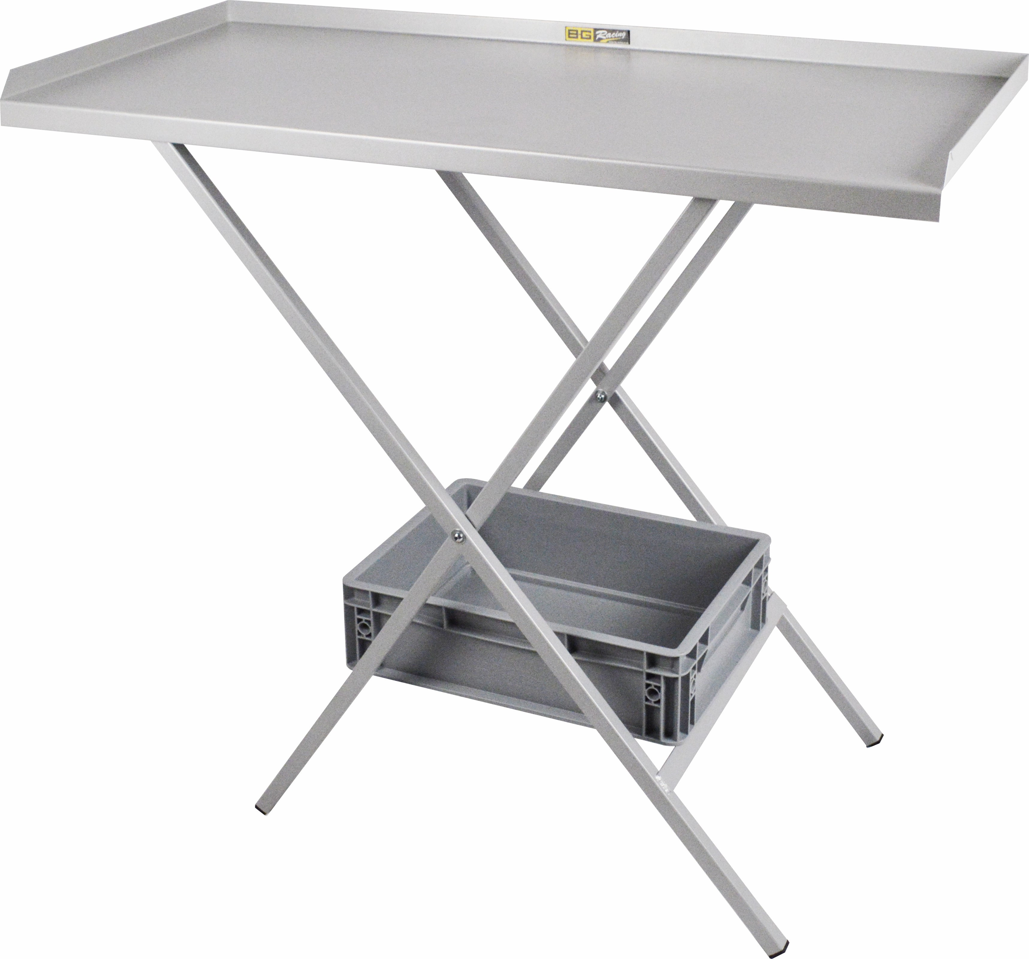 BG RACING Folding PADDOCK table - GREY Powder coated - BG-R175P - BGR175P - 5060252091312