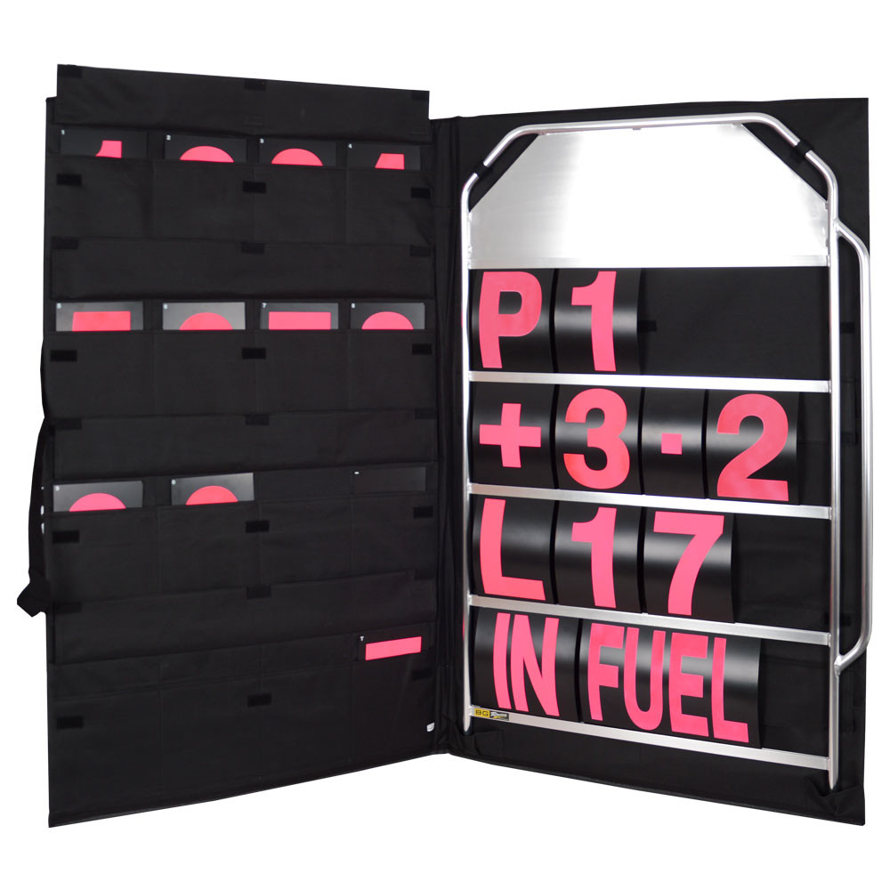 Kit panneautage large alu chiffres roses avec sac - BG-R250P - BGR250P - 5060252091473