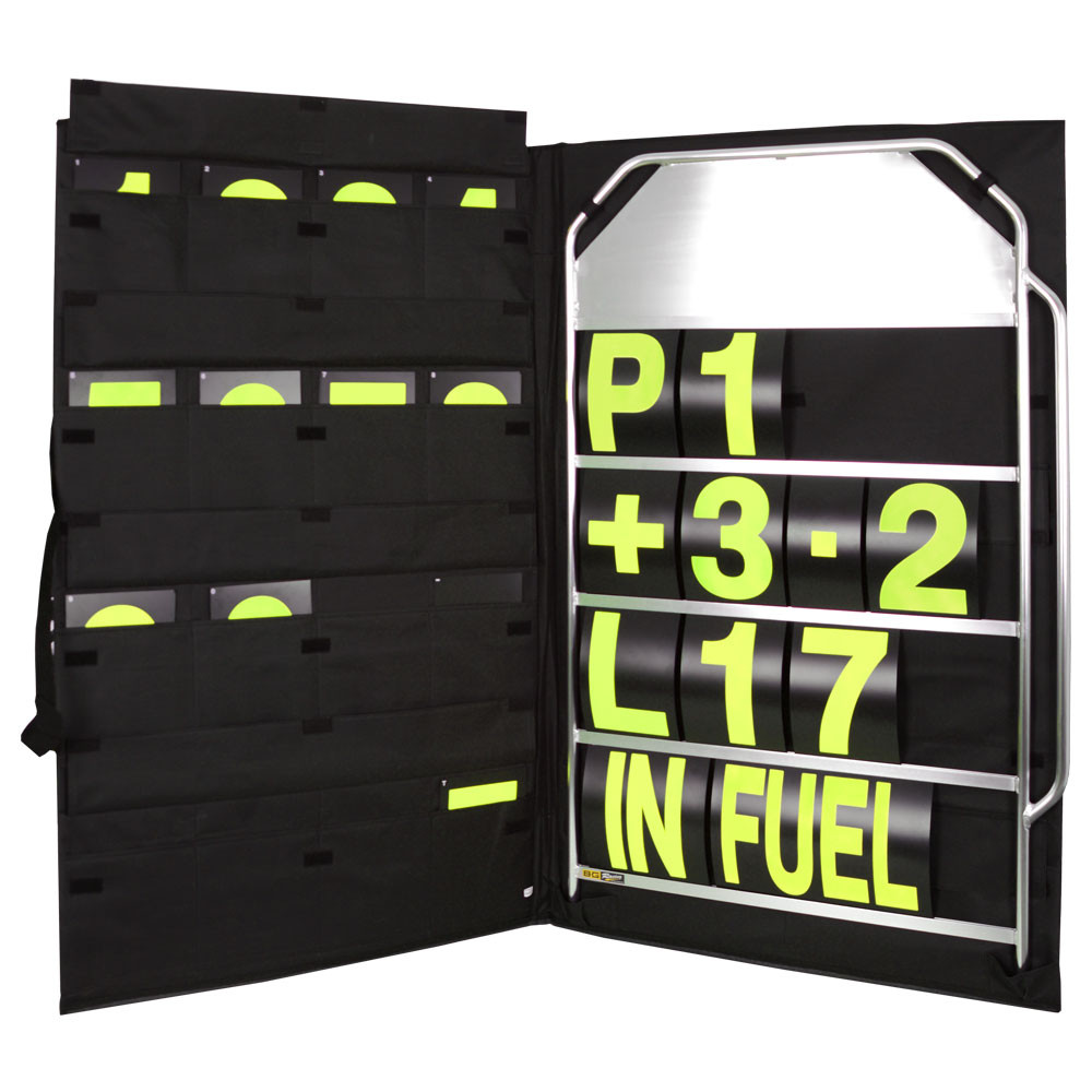 Kit panneautage large alu chiffres jaunes avec sac - GT2i - BG-R250Y - BGR250Y - 5060252091480