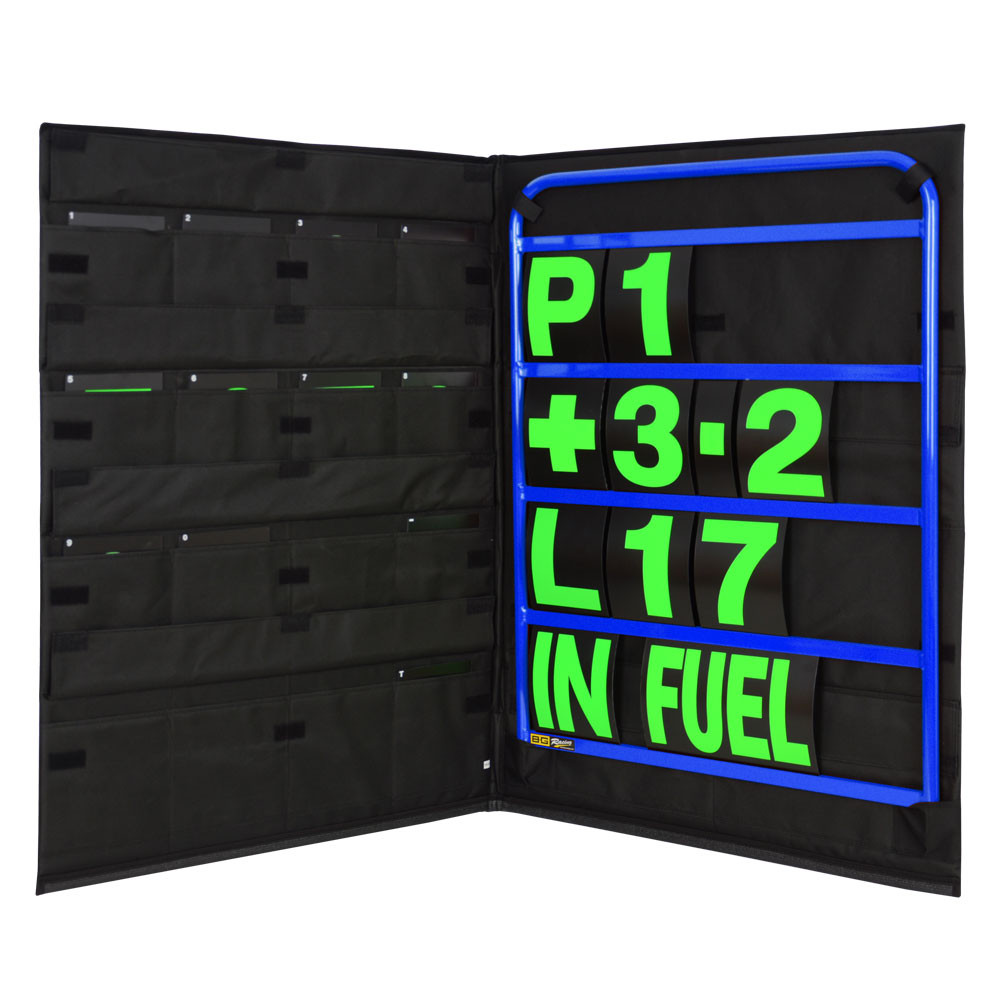 BG-Racing standard blue aluminium Pit Board - GT2i - BG-R260BLU-G - BGR260BLU-G - 5060252091596