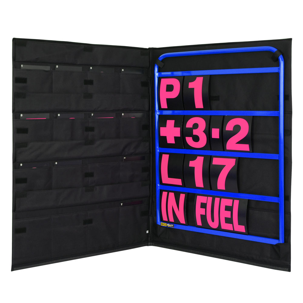 Kit panneautage aluminium bleu, lettrage rose, sac de rangement inclus - GT2i - BG-R260BLU-P - BGR260BLU-P - 5060252091619