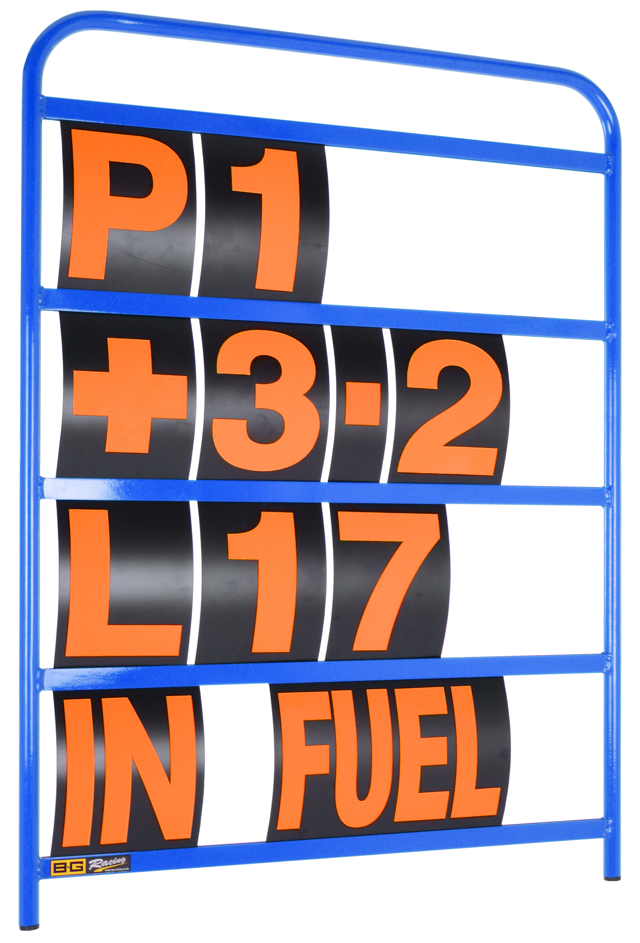 Cadre panneautage aluminium T6 bleu, 830x630mm, 4 rangées, léger et personnalisable - GT2i - BG-R261BLU - BGR261BLU - 5060252091756